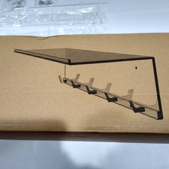 Set of 2 - Clear Acrylic Shelf for Funko  Bobbleheads Display Makeup Perfumes - Picture 6 of 6